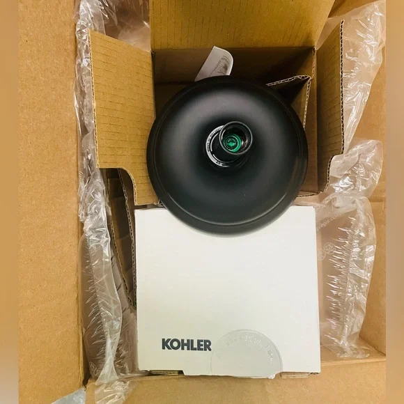 Kohler Matte Black Showerhead - Picture 6 of 8